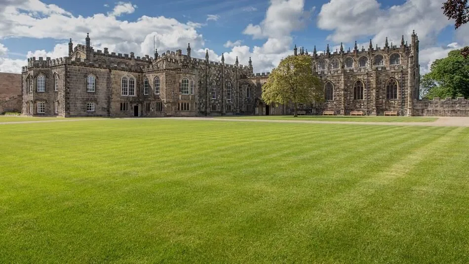 Auto Access mobile auto locksmith serving Bishop Auckland, with Auckland Castle in the background