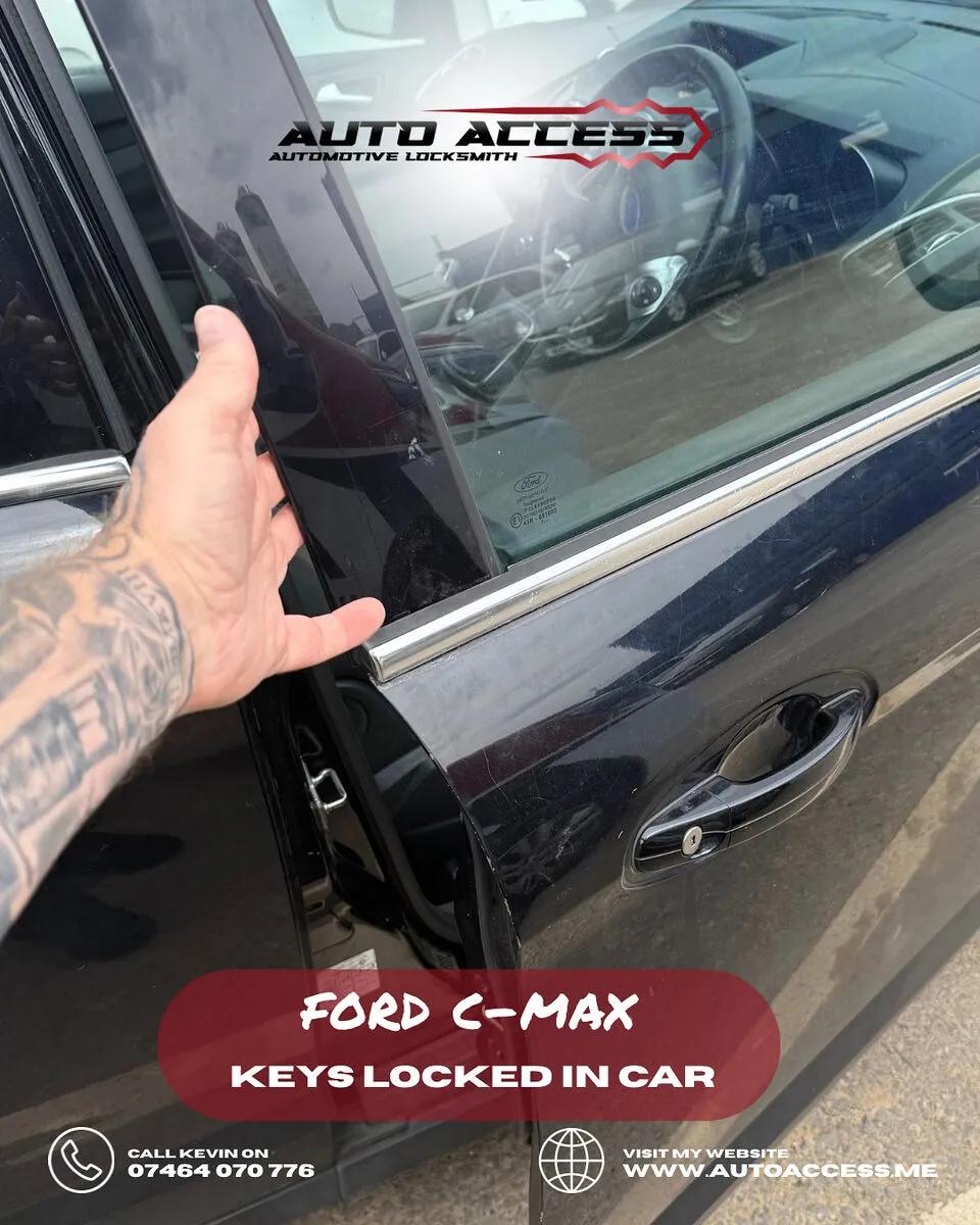 Ford C-Max keys locked in car recovered by Auto Access auto locksmith in Longbenton, Newcastle